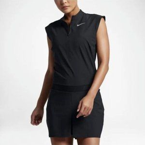 Nike Golf Women's Woven Dri-fit Romper Charcoal